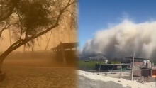 Captan impactante tormenta de arena en el valle de Ica: Senamhi emite alerta naranja y advierte fuertes vientos en Paracas
