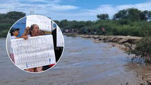 Lambayeque: sin agua potable hace cuatro meses, familias deben lavar y bañarse en el río