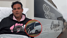 Christian Domínguez aclara video viral sobre maniobra peligrosa del conductor del bus de la Gran Orquesta: "Es maldad"
