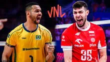 Brasil vs Polonia vóley EN VIVO, semifinal VNL 2025 masculina: horario y canal confirmado
