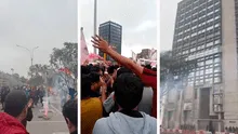 Hinchas de Universitario protestan afuera de Sunat por demora en designar al nuevo administrador: "Nosotros levantamos a la 'U'"