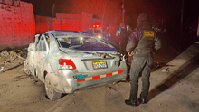 Un fallecido y un herido deja despiste y volcadura de taxi en la vía Puno - Desaguadero