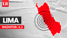 Temblor de magnitud 4,2 remeció hoy Lima, según IGP
