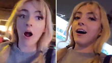 Streamer americana Sylvee graba accidente en vivo mientras caminaba por calles de Lima: “What the f...”