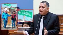 Congresista Darwin Espinoza inaugura avenida con su nombre en Áncash