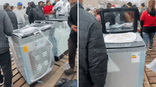 Peruano en Ancón se sorprende al ver que pescadores venden lavadoras caídas de contenedores al mar en S/300: "Tiene todas las piezas" Peruano en Ancón se sorprende al ver que pescadores venden lavadoras caídas de contenedores al mar en S/300: "Tiene todas las piezas"