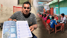 Ministerio de Educación anula contrato de profesor por mostrar pésimas condiciones de estudio de niños en comunidades amazónicas