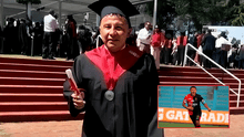 ‘Cachete’ Zúñiga, recordado goleador del Melgar, sorprendió al graduarse como abogado mientras es DT de un club en Tacna