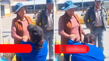 Madre en Jauja pide perdón de rodillas a familia luego de que su hijo causara la muerte de un hombre en accidente de tránsito