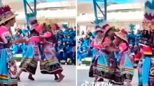 Estudiantes protagonizan pelea en pleno baile de tinkus y usuarios reaccionan: “Es parte de la coreografía”