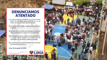 Losa de fútbol recién inaugurada en Puente Piedra sufre graves daños: MML denuncia "posible sabotaje" con ácido