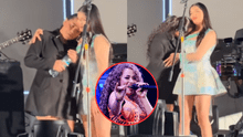 Ana Lucía de Corazón Serrano sufre incidente con su vestuario en pleno show y animador aclara: “Las disculpas correspondientes”