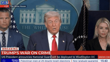 Trump asegura que en Washington hay más crímenes que en Lima, Bogotá o CDMX: "Vamos a rescatar a DC de la miseria"