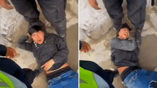 Delincuente llora al ser capturado cuando trataba de forcejear la puerta de una casa en VMT: "No me puede detener"