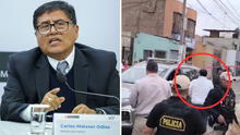 Ciudadanos abuchean a Ministro del Interior en Trujillo: "Corrupto, igual que Acuña"
