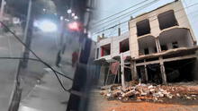 Cámaras de seguridad captan preciso momento de la gran explosión en Trujillo que dejó 20 casas afectadas