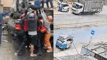Cámaras de seguridad captan instantes previos a la tragedia en Pasamayito: conductor perdió el control del camión