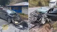 Auto se estrella tras cierre de camión en la Carretera Central: adulta mayor fallece y deja 3 heridos