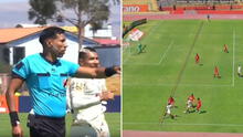 ¡Polémica en Huancayo! Álex Valera anotó el 2-0 de Universitario, pero el VAR y el árbitro lo anularon por milimétrico off side