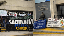 Estudiantes de San Marcos protestan contra cobros por segunda carrera y cambios en admisión: "Por los derechos no se mendiga"