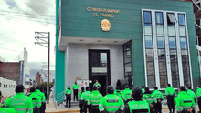 Adolescente de 16 años acuchilla a hombre dentro de comisaría en Huancayo tras discusión en vía pública