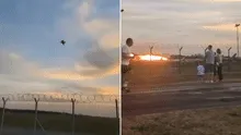 Cámaras captan el fatal accidente de un piloto a bordo de su F-16 durante ensayos para un espectáculo aéreo en Polonia