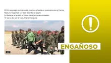 Video de una caminata de Maduro con militares venezolanos no se asocia con el despliegue militar de EEUU en 2025 Video de una caminata de Maduro con militares venezolanos no se asocia con el despliegue militar de EEUU en 2025
