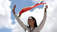 María Corina Machado advierte a los Gobiernos a no ser cómplices del régimen de Maduro: "El tiempo se acabó" María Corina Machado advierte a los Gobiernos a no ser cómplices del régimen de Maduro: "El tiempo se acabó"