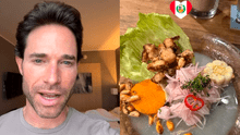 Sebastián Rulli llega al Perú por primera vez y queda maravillado con la gastronomía nacional: “Se come delicioso”