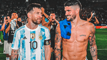 Rodrigo De Paul se emociona con despedida de Messi y le dedica tierno mensaje: "Te voy a disfrutar como el primero" Rodrigo De Paul se emociona con despedida de Messi y le dedica tierno mensaje: "Te voy a disfrutar como el primero"