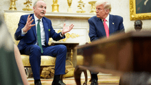 Trump threatens tariffs on Ireland over tax policies in meeting with PM Micheál Martin