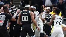 Giannis Antetokounmpo clashes with Tyrese Haliburton’s dad and scuffles with Bennedict Mathurin after Playoff loss