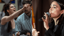 Protester accuses AOC of 'war crimes' during Town Hall in Queens, New York