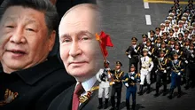 Xi Jinping stands with Putin at Russia’s Victory Day parade