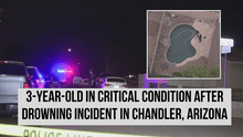 Critical condition: 3-year-old rescued from pool in Chandler - Arizona