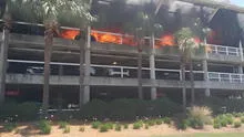 Fire breaks out in Jacksonville Airport Parking Garage: Live updates and travel impact