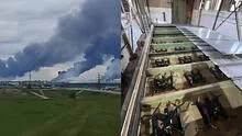 Ukrainian Drone strike hits Russian Airfield, damages fighter Jet in Kursk