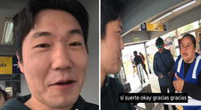 Turista coreano usó el Metropolitano y queda gratamente sorprendido con la atención: “Muy amable”