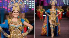 Staisy Huamansisa impacta en Miss Mundo 2025 con traje típico inspirado en la cultura Moche