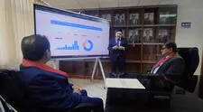 Titular de la Corte y comitiva visitan Unidad de Flagrancia de Chiclayo para conocer buenas prácticas