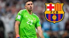 'Dibu' Martínez podría dar el gran salto al Barcelona, pero otro gigante de Europa también lo pretendería