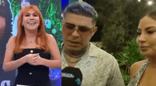 Magaly Medina no se guarda nada y le dice de todo a Pamela López y su pareja Paul Michael: "Tiene a un títere parado a su costado"