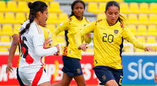 Perú cayó goleado 4-1 contra Ecuador y quedó eliminado del Sudamericano femenino sub-17