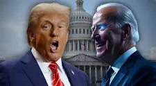Trump no suelta a Biden y comparte teoría conspirativa: ''Fue ejecutado en 2020 y lo reemplazaron con un clon robótico''