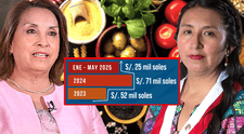 Dina Boluarte gastó más de 140.000 soles en alimentación desde que asumió la presidencia