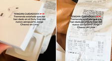 Joven pagó US$369 por audífonos Apple en tienda de aeropuerto Jorge Chávez y al abrir la caja en el avión no había nada: “Superestafada”