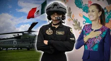 Tiene 23 años, es piloto de la Guardia Nacional y su sueño es transportar a Claudia Sheinbaum: la historia de Hasel Aguilar