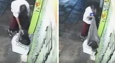 Hombre roba frazada a perrito callejero y desata ola de indignación en redes sociales: "El colmo"