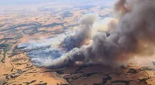 Impactantes imágenes del gran incendio de 'sexta generación' en España que dejó 6.500 hectáreas quemadas