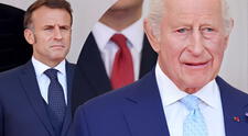 Rey Carlos III causa alarma por ojo inyectado de sangre en reunión con Macron: Buckingham aclara estado de salud